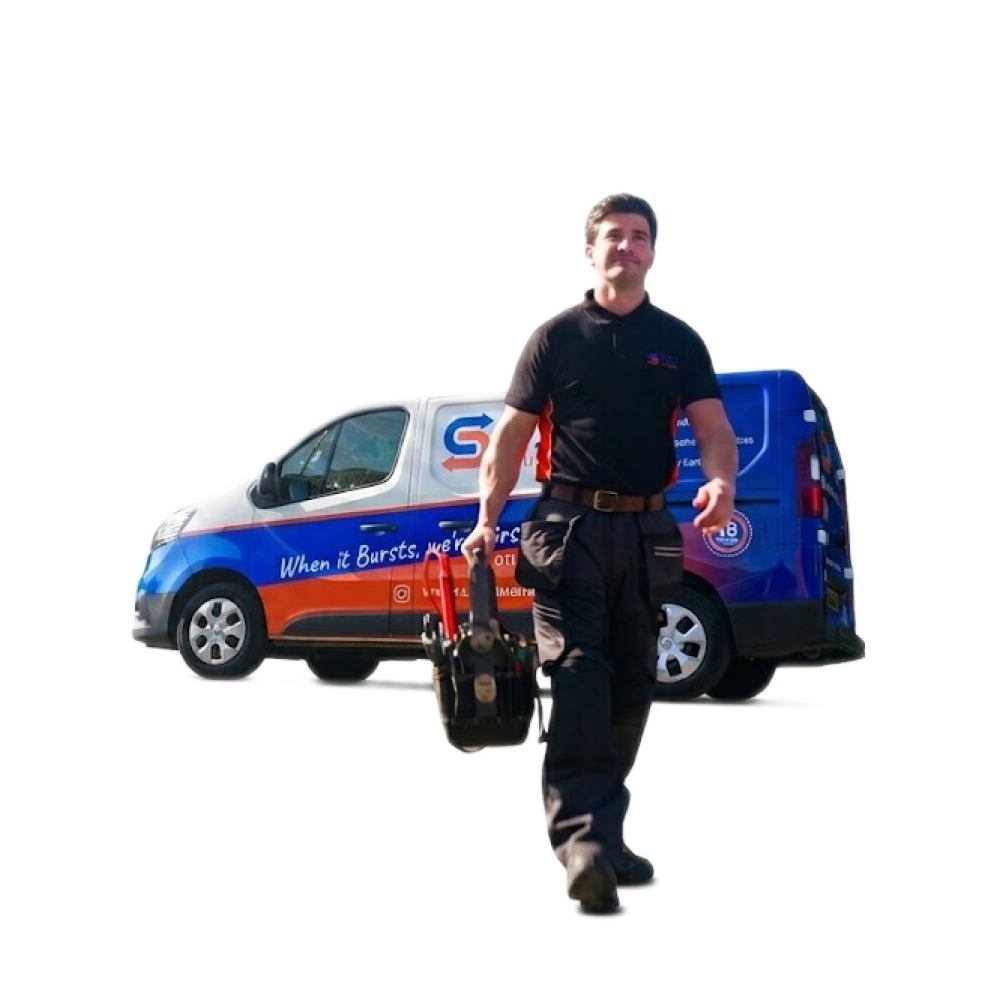 LS1 Plumbing Plumber With Van Transparent Image